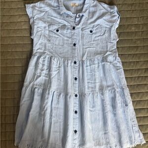 Umgee Light Blue Casual Dress